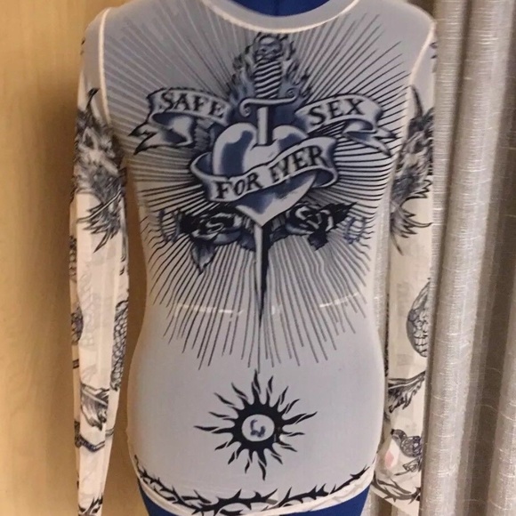 jean paul gaultier tattoo shirt